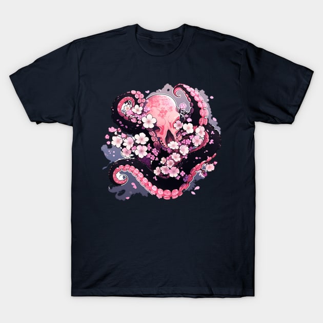 Pastel Goth Kawaii Tentacles T-Shirt by DarkSideRunners